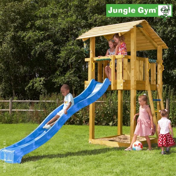 Jungle Gym Legestativ Shelter Inkl. Rutsjebane
