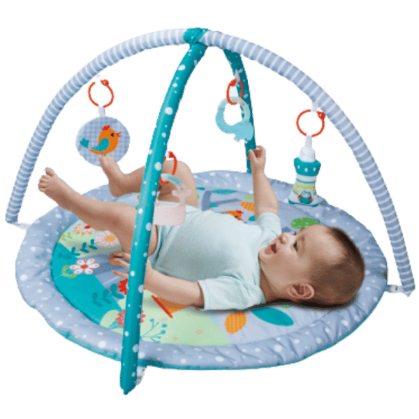 Scandinavian Baby Products - Aktivitetsstativ med 4 Stykker Legetøj - Skovtema