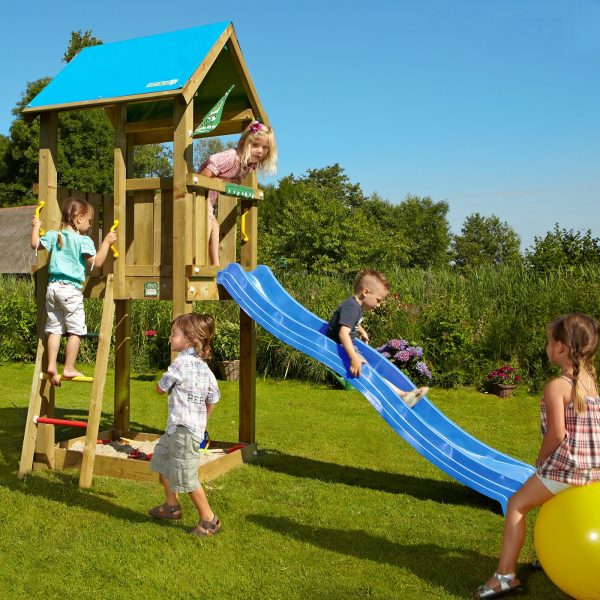 Jungle Gym Legestativ Castle inkl. Rutsjebane